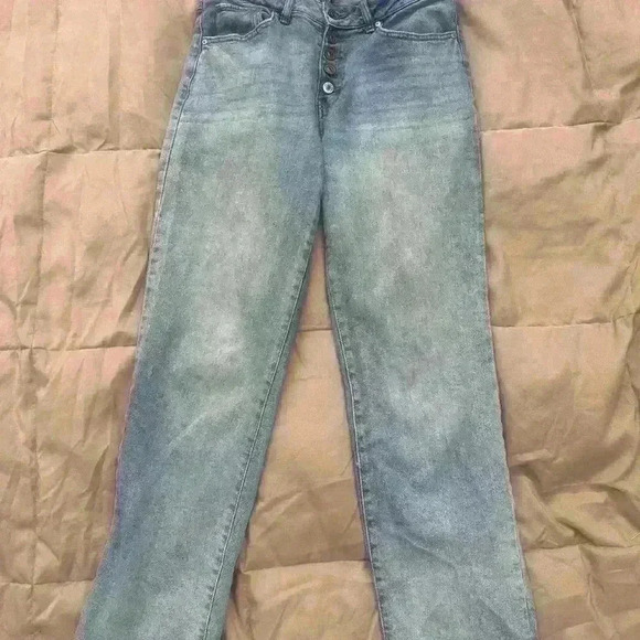 Rewash High Rise Vintage Reunion Distressed Jeans Size 3/26 - Picture 2 of 7